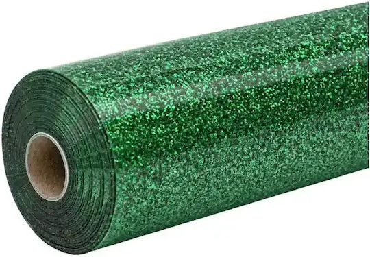 Heat Transfer Vinyl Htvront Glitter 30.5cm X 90cm Green 6976230001015
