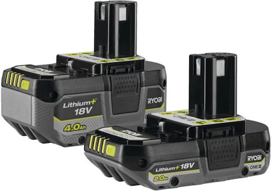 206893 Ryobi Комплект 2 Батерии 18V 4.0Ah 2.0Ah RB18242X