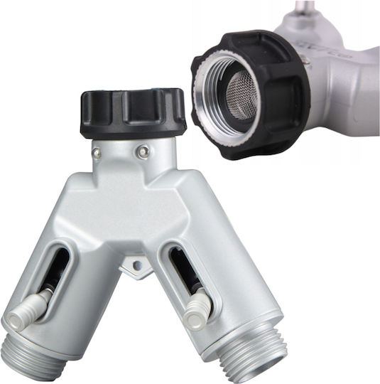 Distribuitor Dublu De Apă Din Aluminiu Xtr Stalco Garden Irigare