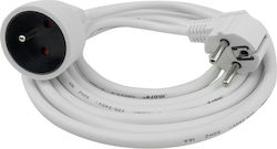 Extension Cord 1 Socket 3m Switch 3x1.5mm2 White