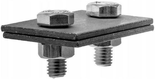 Clamp Connecting Flat Steel Strip 65x35x35 R.8017