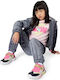 Kinder-Strickjacke Grau