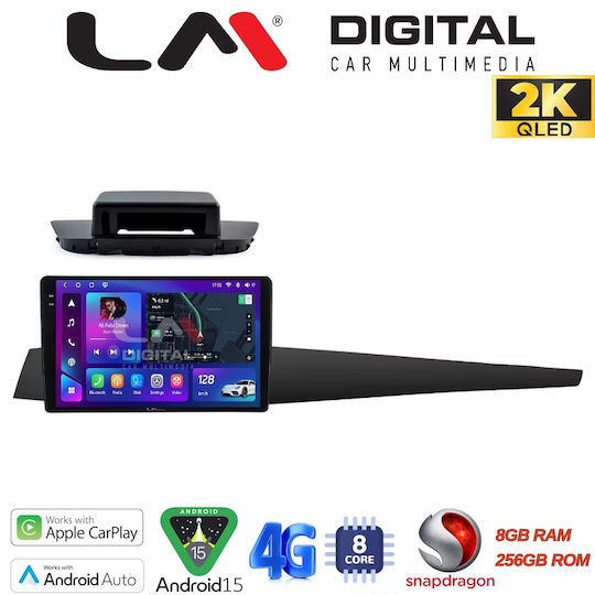 LM Digital Автомобилна Аудио Система за Renault Laguna 2008 > 2015 (Bluetooth/USB/Вграден Wi-Fi/GPS/Apple CarPlay/Android Auto)