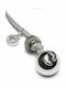 Proud Mama Schwangerschaftshalskette aus Grau Silber