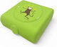 Carl Oscar Plastic Kids' Food Container Green 14.5 x 13.8 x 5.3cm