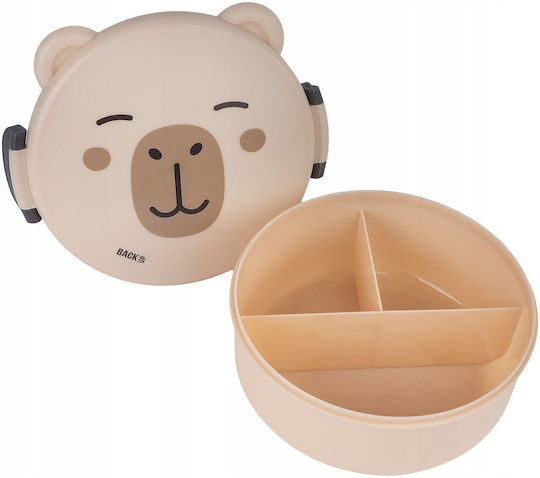 Derform Plastic Kids' Food Container Capybara 0.95 Litre
