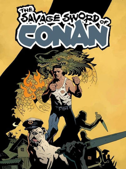 Εικονογραφημένος Τόμος The Savage Sword Of Conan Vol 04 Mike Mignola Dm Variant, Mike Mignola DM Variant PB