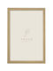 Focus Wall-mounted Plastic Photo Frame with Brown Frame
