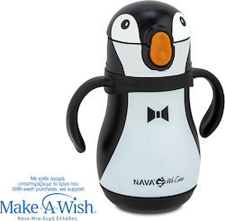 Nava Stainless Steel Kids Thermos Water Bottle with Straw Non Spill Multicolour 300ml Nava Stainless Steel Kids Thermos Water Bottle with Straw Non Spill Multicolour 300ml
