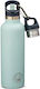 Carl Oscar Stainless Steel Kids Water Bottle Thermos with Straw Non Spill Green 700ml