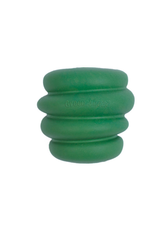 GREEN SHEEP Ball Toy for Puppy Made of Rubber Small Green 1 Piece