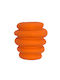 GREEN SHEEP Ball Dog Toy for Puppy Made of Rubber Large Orange 1 Piece