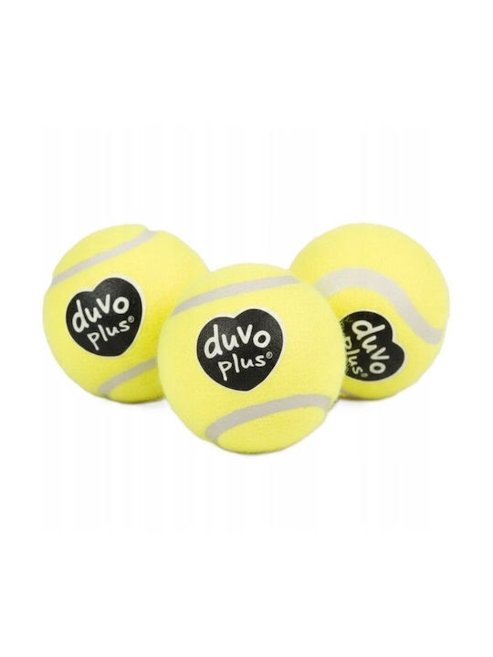 Duvo Plus Тенис Топка Играчка За Куче Жълта 3 Бройки