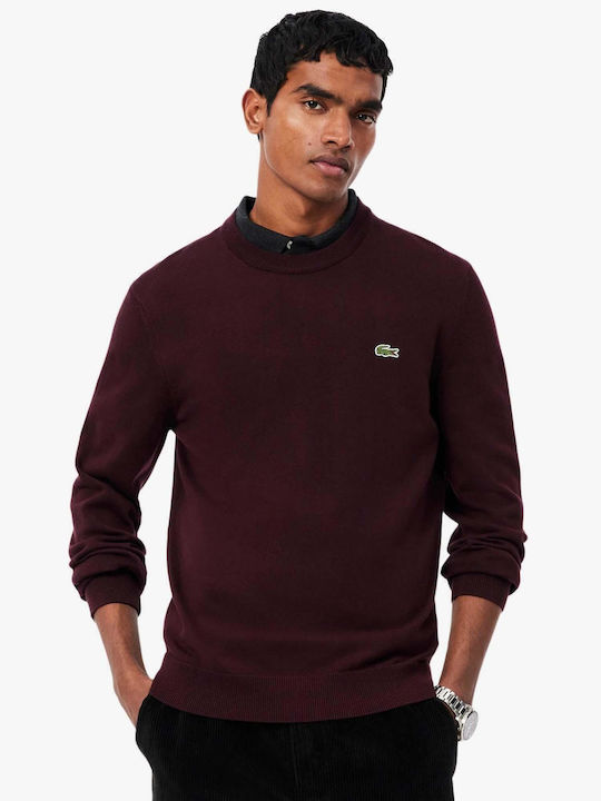 Lacoste Πουλόβερ Μπορντό