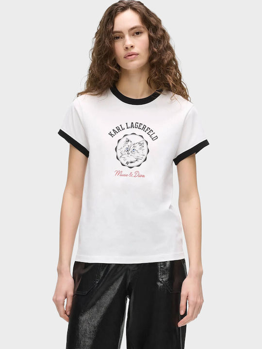 Ikon Choupette Women's T-shirt White