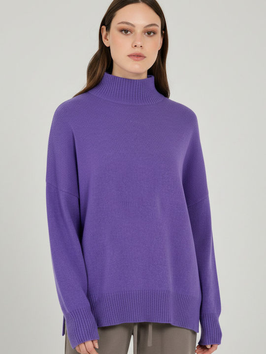 Philosophy Wear Damen Pullover Wolle Rollkragen...