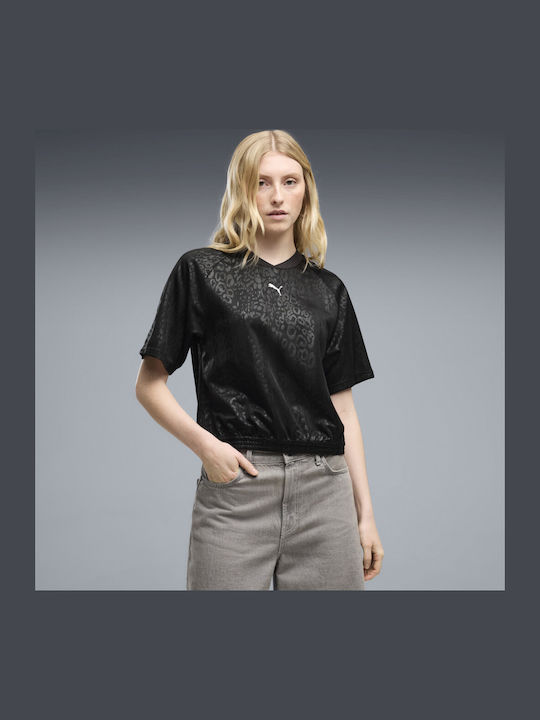 Damen T-shirt Schwarze