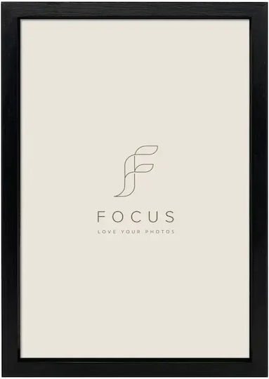 Focus Κορνίζα Τοίχου Πλαστική με Μαύρο Πλαίσιο