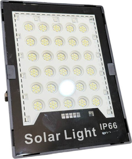 Στεγανός Ηλιακός Προβολέας LED 400W Ψυχρό Λευκό 6500K με Τηλεχειριστήριο IP66