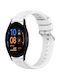Gummi-Armband Weiß 40mm