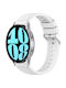 Gummi-Armband Weiß 44mm