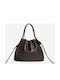 Leather Women's Shoulder Bag Brown