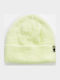 Peace Polly Pom Pom Beanie Frauen Fleece Wendbarer Strickmütze in Grün