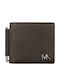 Edison Leather Men's Card Wallet Brown