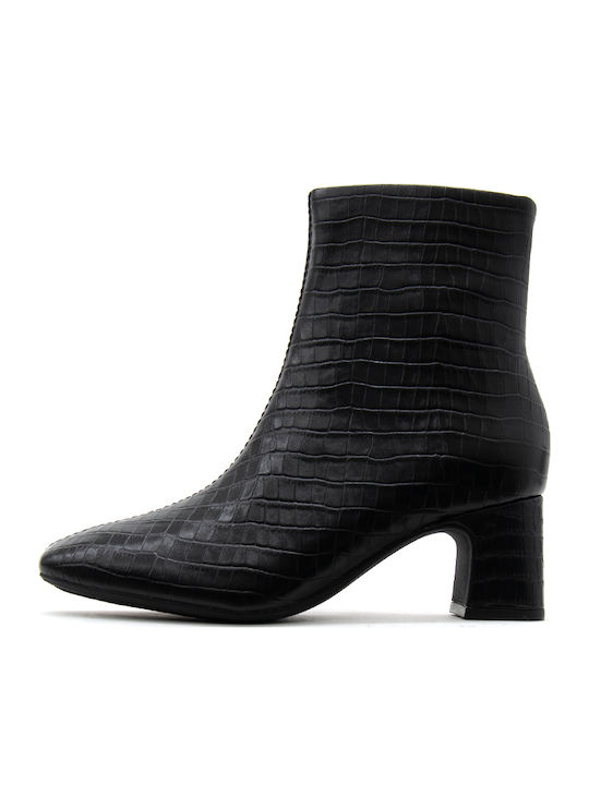 Clarks Fernie Дамски кожени боти Черни