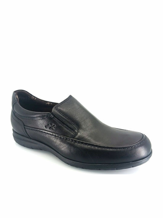 Leather Men's Casual Shoes Black