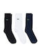 Lacoste Men's Socks Ahp/marine/blanc-noir 3Pack