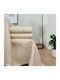 Linea Home Volcan Ριχτάρι Διθέσιου Καναπέ Chenille 180x240εκ. Κρεμ
