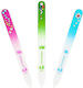 Glass Nail Files 14cm Decorative Rhinestones Design Greece 12 Pieces 0159272