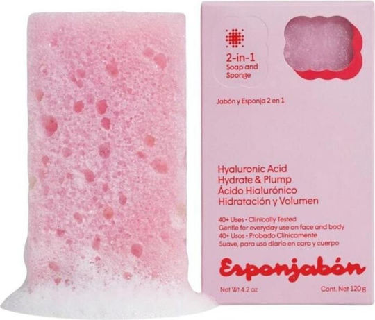 Esponjabon Burete De Baie 2 1 Săpun & Acid Hialuronic