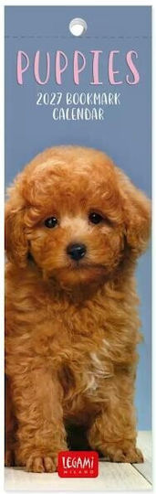 Ημερολογιο Σελιδοδεικτης Legami Puppies 5.5 X 18cm 2027 Cal270158