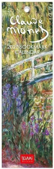 Календарен книгоразделител Legami Claude Monet 5.5 X 18cm 2027 Cal270162