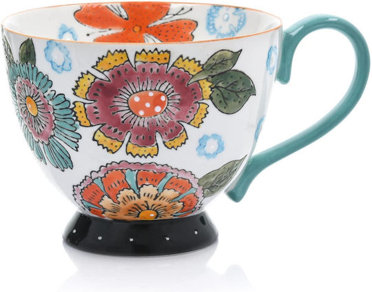 Duka Kaffeetasse aus Porzellan Weiß 350ml