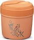 Carl Oscar Carl Oscar Baby- und Kinder-Essgeschirr aus Orange Kunststoff 3er Set