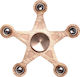 Pentagonal Star Aluminum Five Leave 4 Minutes Fidget Spinner Ασημί