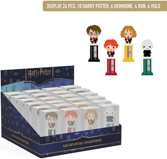 Harry Potter Assorted Pencil Sharpener Container 24 Τεμ