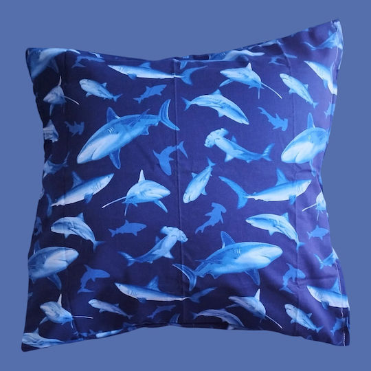 Perna Decorativă Pentru Copii Față De Pernă Albastră 45x45cm