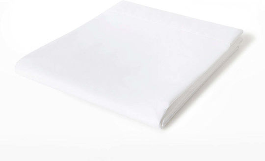 Aigaion Single Bed Sheet 165x290cm White