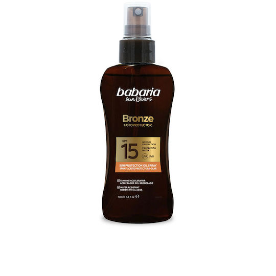Babaria Sun Produs Cu Protecție Solară SPF15 Spray 100ml