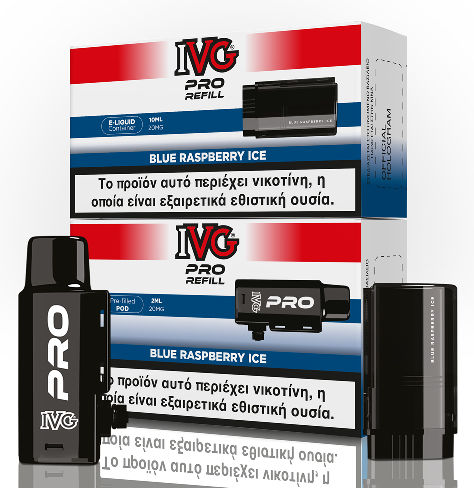 IVG Piesă De Schimb Pentru Țigară Electronică În Culoare Albastră 2ml Raspberry Ice
