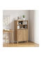 Highboard Artisan Ντουλάπι Σαλονιού από Μοριοσανίδα Δρυς 60x36x110cm