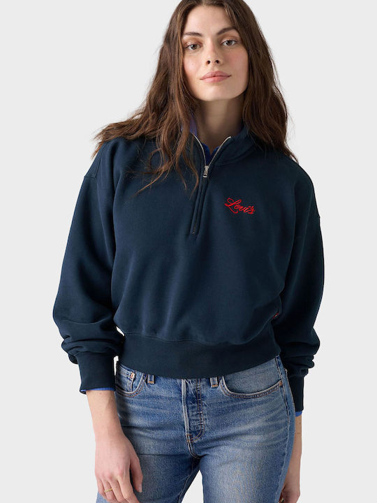 Graphic Vintage Sweatshirts & Hoodies für Damen Navy