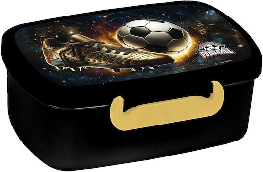 Derform Cutie De Prânz Pentru Copii Din Plastic Tematică Fotbal 16.5 x 10.5 x 7 cm