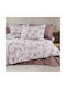 MayHome Σετ Μαξιλαροθήκες με Φάσα Floral 50x70εκ.