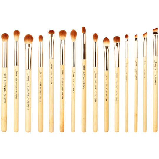 Jessup Beauty Set Cu Pensule De Machiaj Pentru Umbra De Ochi Din Perie Sintetică 15 Bucăți