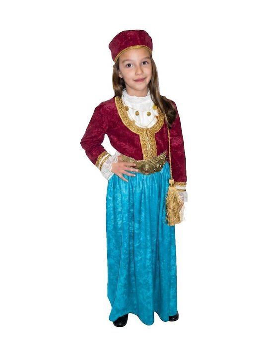 Traditional Kids Costume Amalia Turquoise